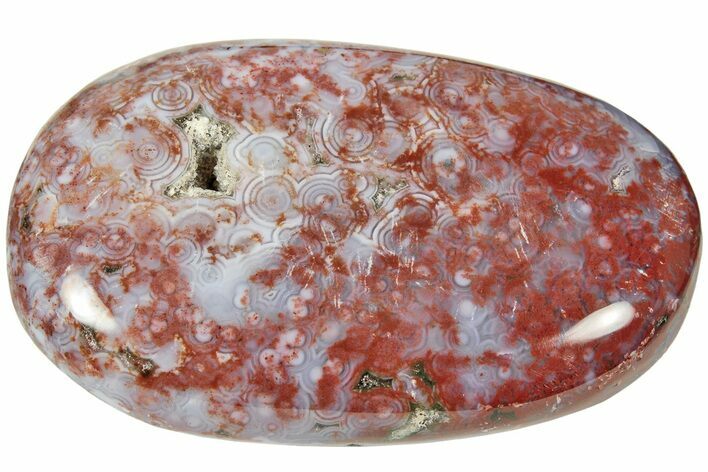 Polished Ocean Jasper Stone - New Deposit #213491